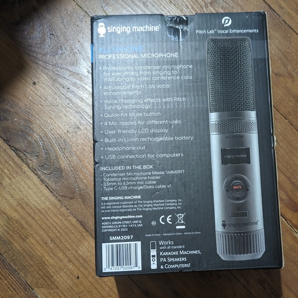 Singing Machine All in One Professional Microphone - Picture 4 of 5